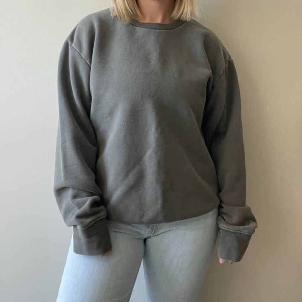 Thom Browne Gray Cotton Sweatshirt